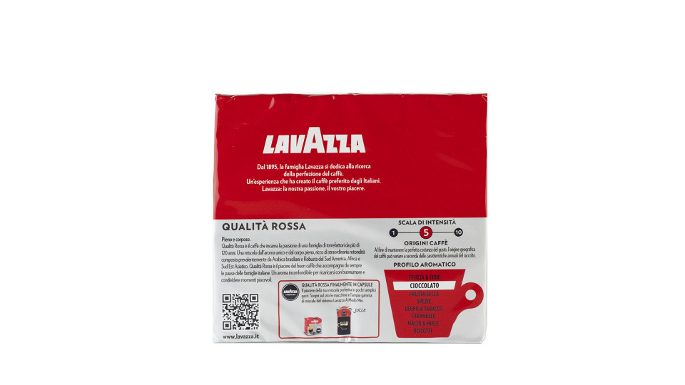 Lavazza A Modo Mio Qualità Rossa 72 capsule 540g