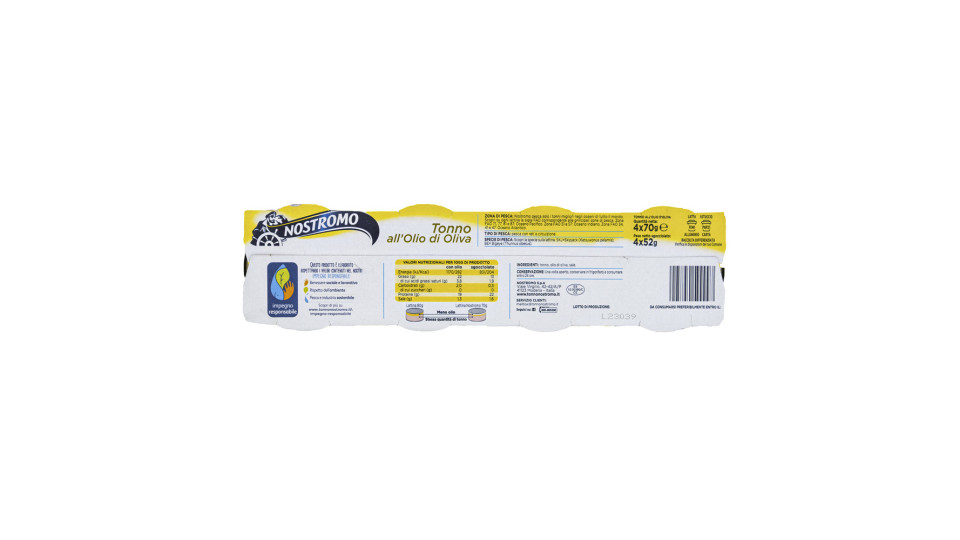 Nostromo Tonno All'olio Di Oliva 2 X 140 G