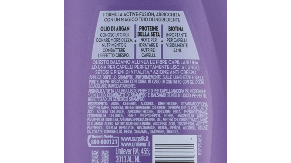 Sunsilk balsamo per capelli lisci - ml.200