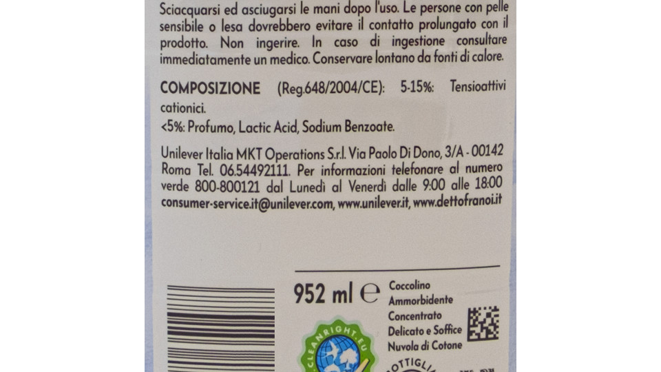 Coccolino Ammorbidente Concentrato Delicato & Soffice 28...