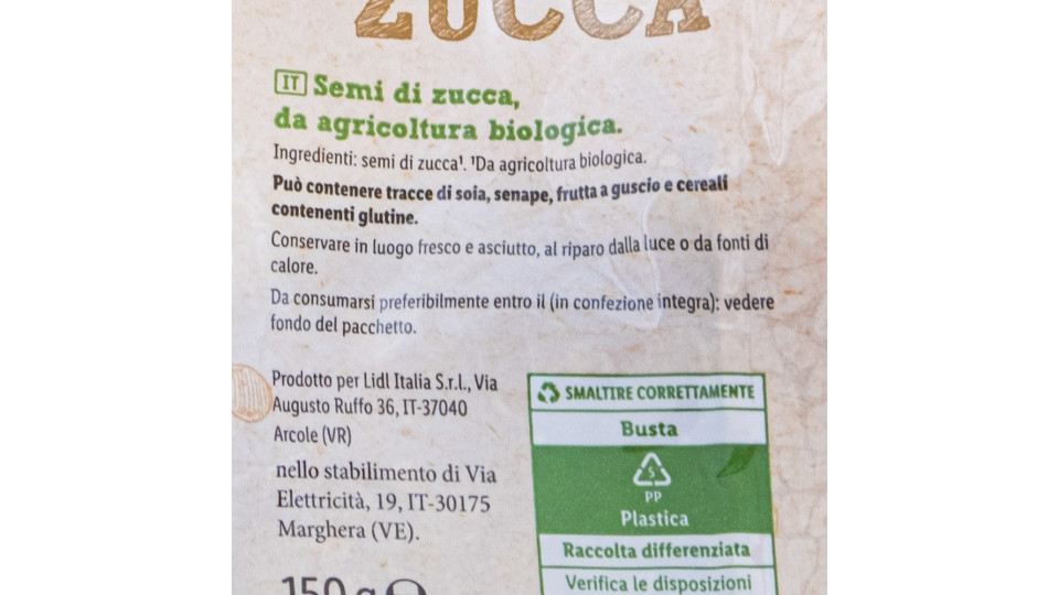 Mix di Semi di Zucca Bio