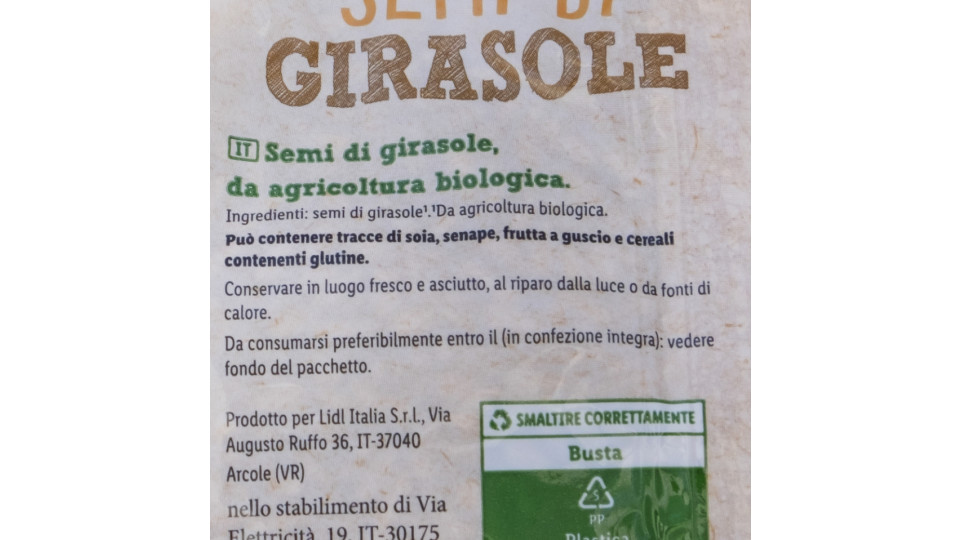 Mix di Semi di Girasole Bio