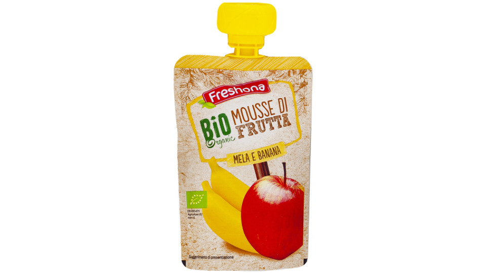 Mousse Bio Mela-banana