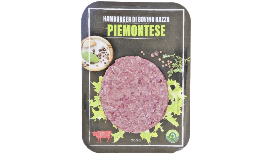 Hamburger di Bovino Razza Piemontese