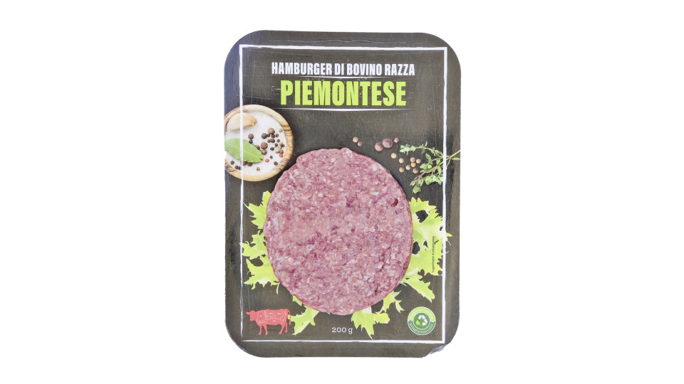 Hamburger di Bovino Razza Piemontese