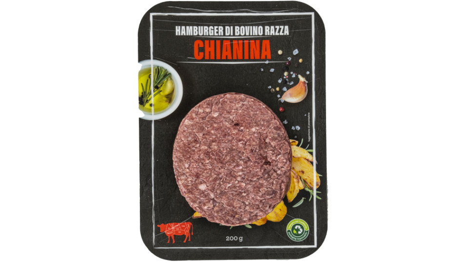 Hamburger di Bovino Razza Chianina