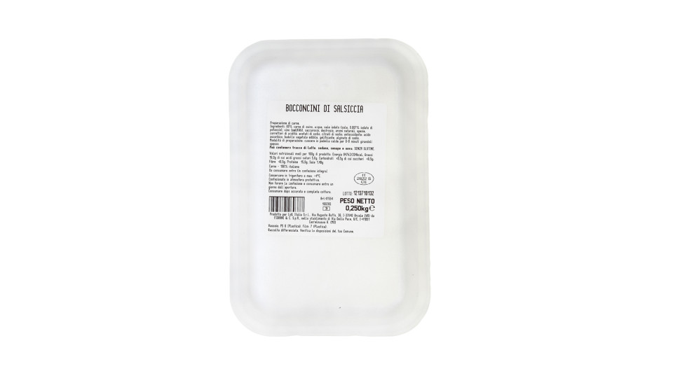 Bocconcini di Salsiccia di Suino