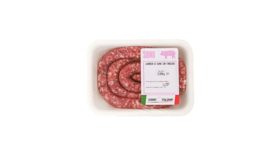 Salsiccia di Suino Tipo Luganega con Finocchietto