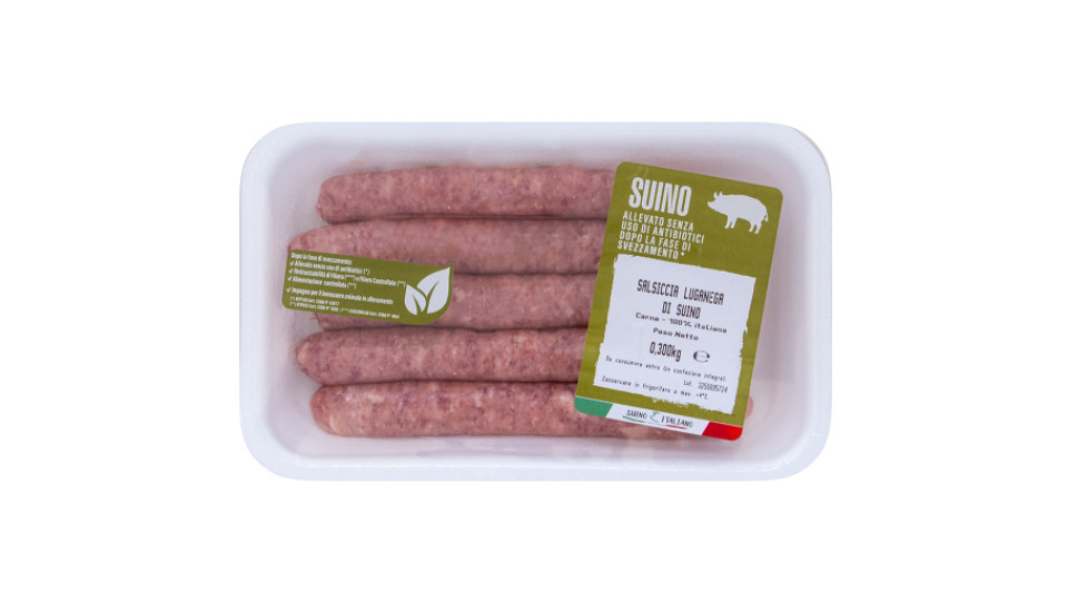 Salsiccia Luganega di Suino senza Antibiotici