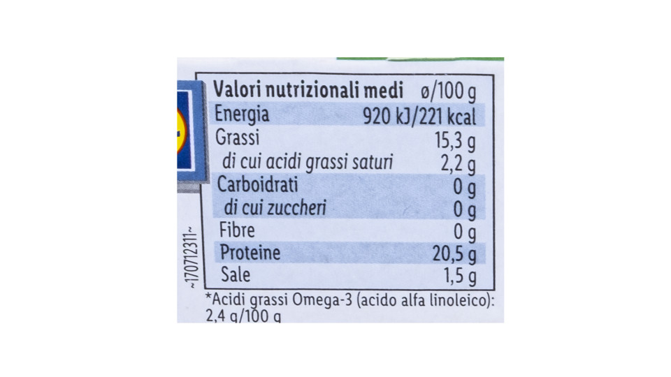 Salmone Norvegese Affumicato Aromatizzato all'Aneto