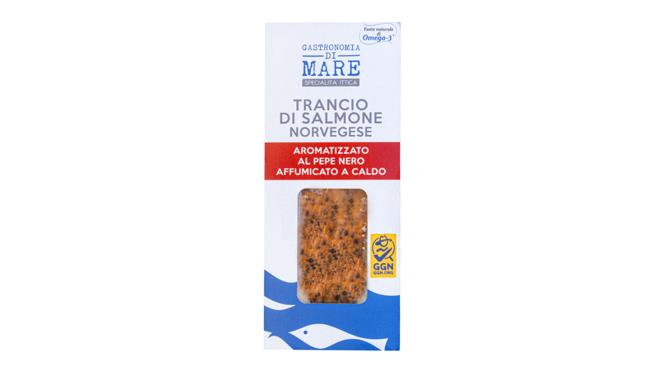 Salmone Norvegese Affumicato Aromatizzato al Pepe Nero