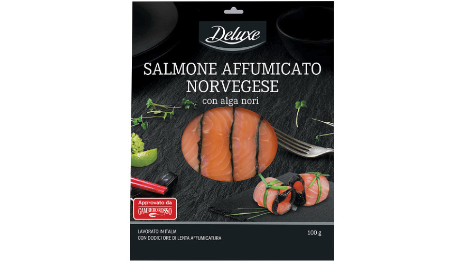 Salmone Affumicato Norvegese con Alga Nori