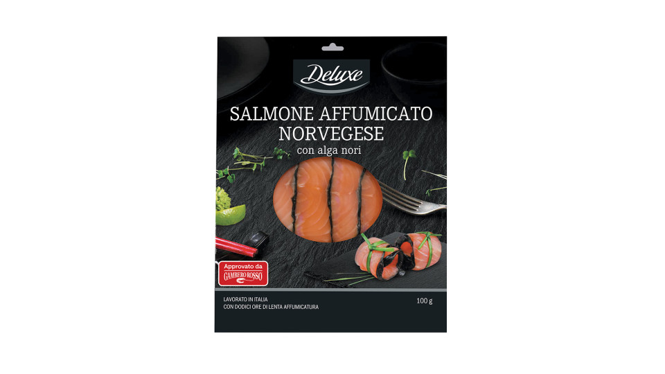 Salmone Affumicato Norvegese con Alga Nori