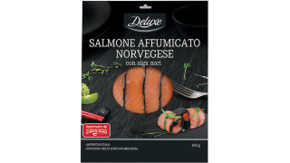 Salmone Affumicato Norvegese con Alga Nori