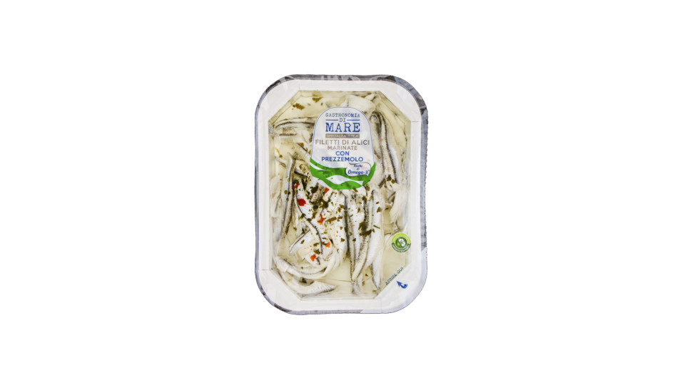 Filetti di Alici Marinate con Prezzemolo
