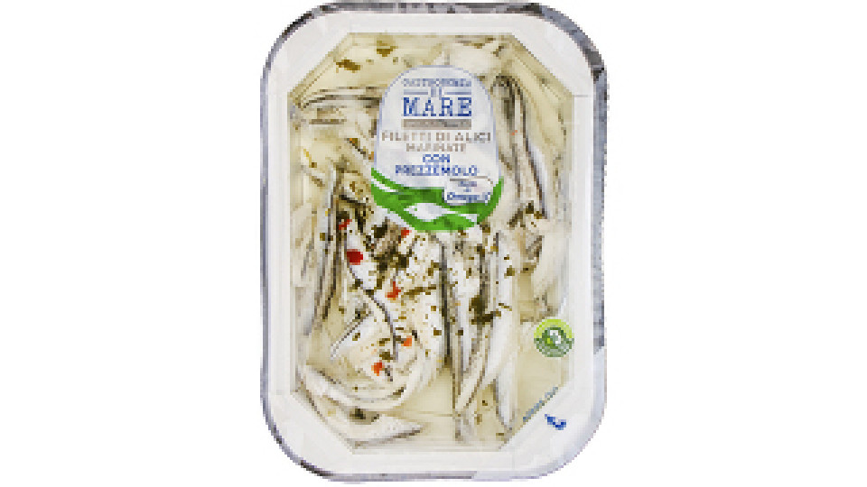 Filetti di Alici Marinate con Prezzemolo