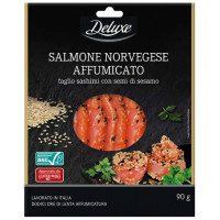 Salmone Norvegese Taglio Sashimi con Sesamo