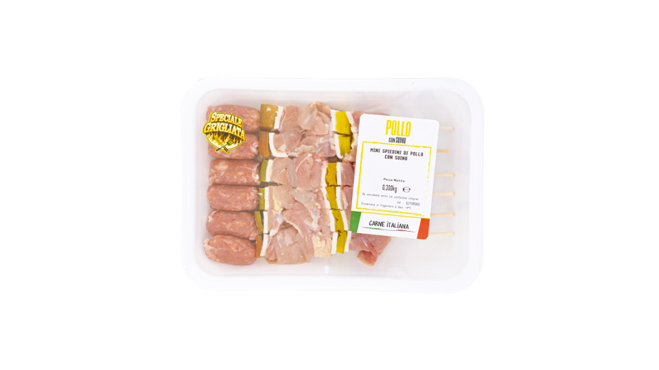 Mini Spiedini di Pollo con Suino