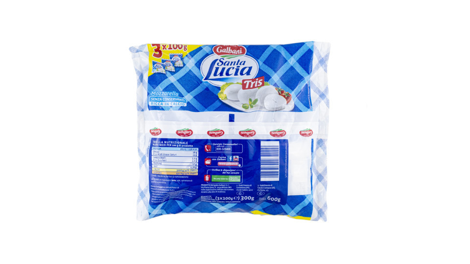 Santa Lucia Mozzarella Tris Multipack