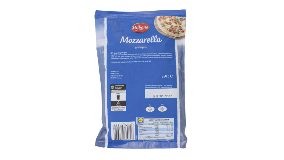 Mozzarella Grattugiata