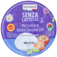 Mozzarella di Bufala Campana Dop senza Lattosio