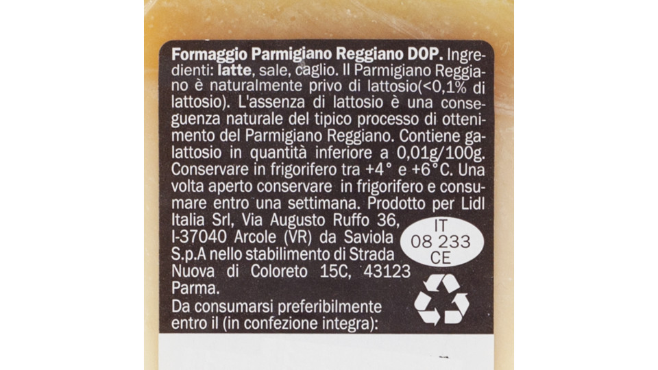 Parmigiano Reggiano Dop 24 Mesi