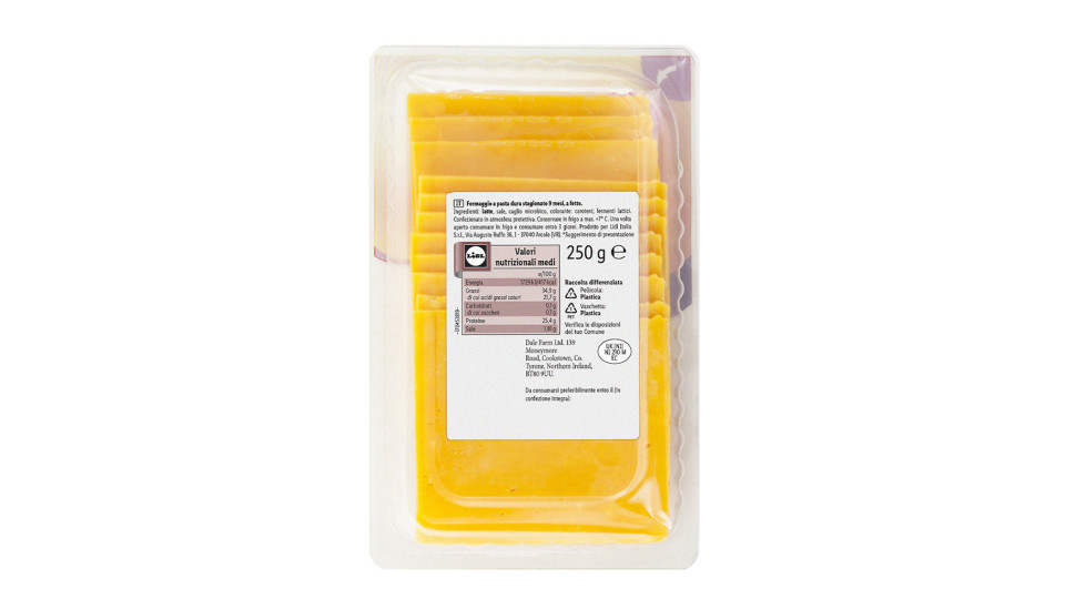 Cheddar Maturo a Fette