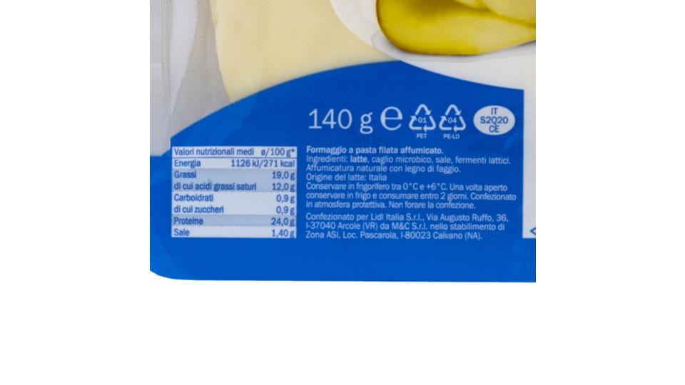 Scamorza a Fette Affumicata