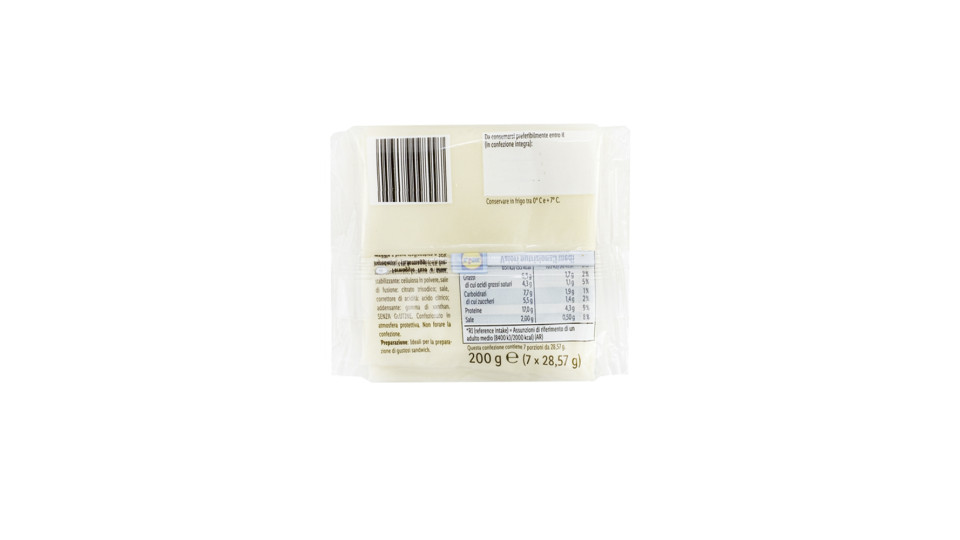 Fettine Light di Formaggio Fuso