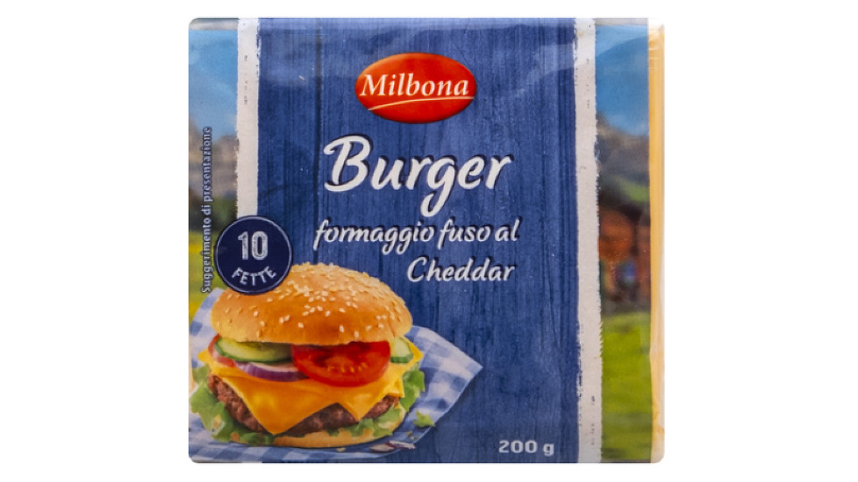 Formaggio Fuso a Fette al Cheddar