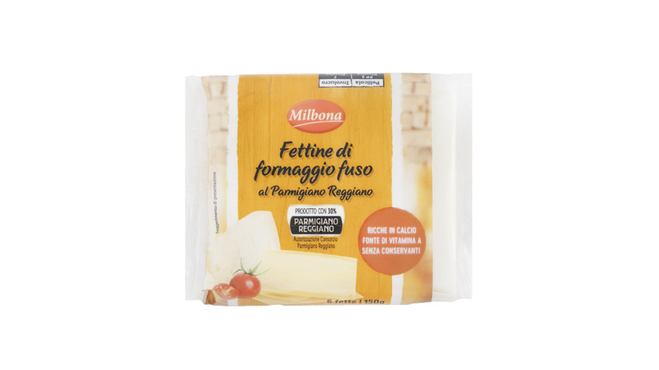 Fettine di Formaggio Fuso al Parmigiano Reggiano