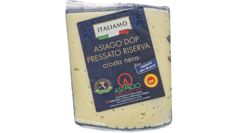 Asiago Dop in Crosta Nera