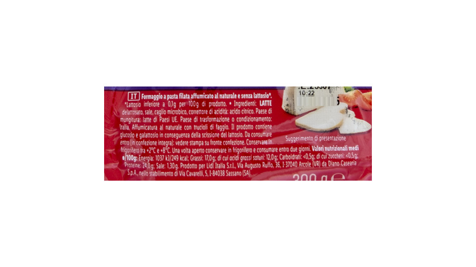 Scamorza Affumicata senza Lattosio