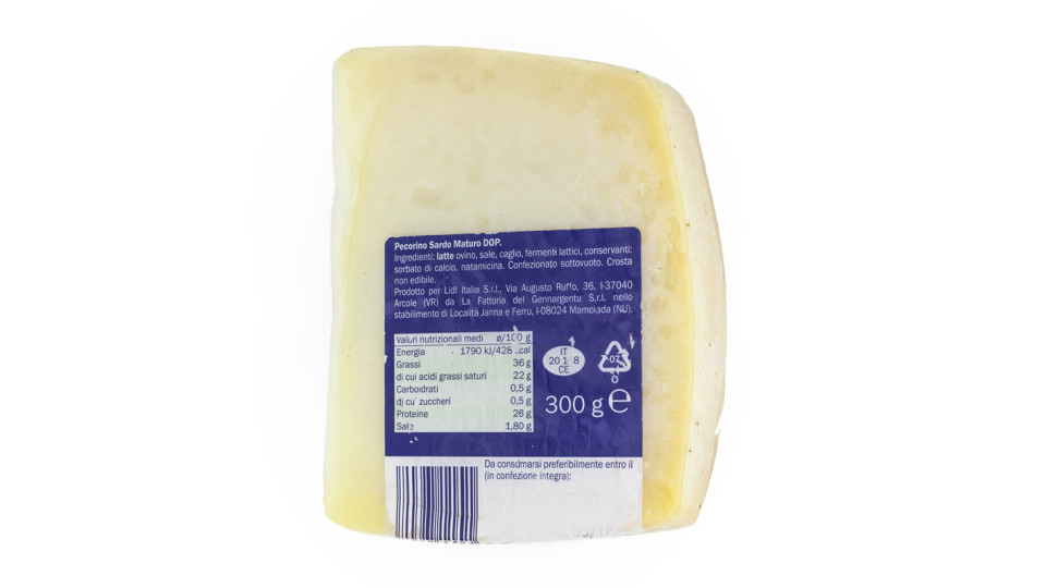 Pecorino Sardo Maturo Dop