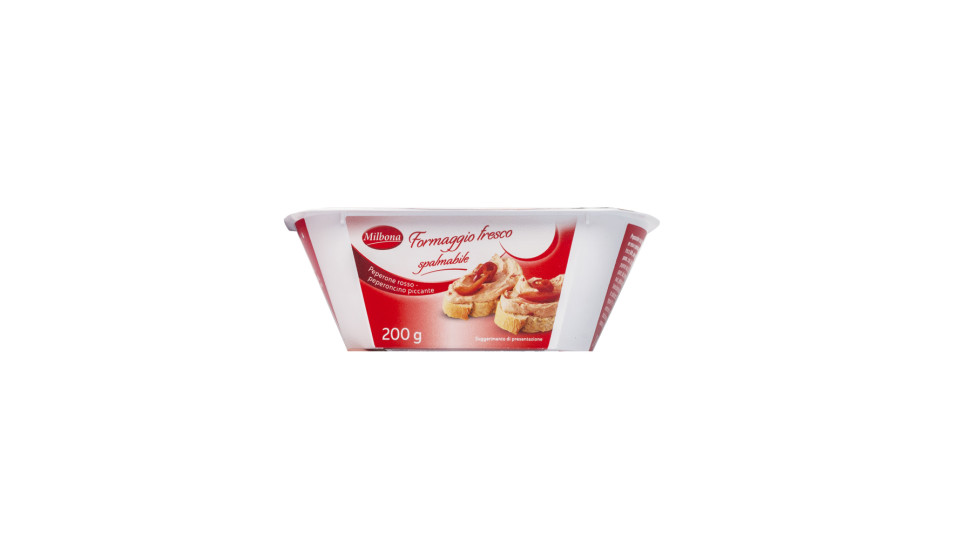 Crema Spalmabile con Formaggio Peperone Rosso e Peperoncino Piccante