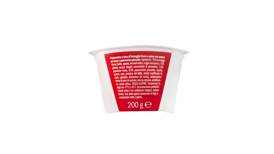 Crema Spalmabile con Formaggio Peperone Rosso e Peperoncino Piccante