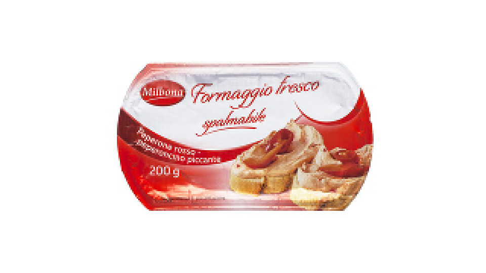 Crema Spalmabile con Formaggio Peperone Rosso e Peperoncino Piccante