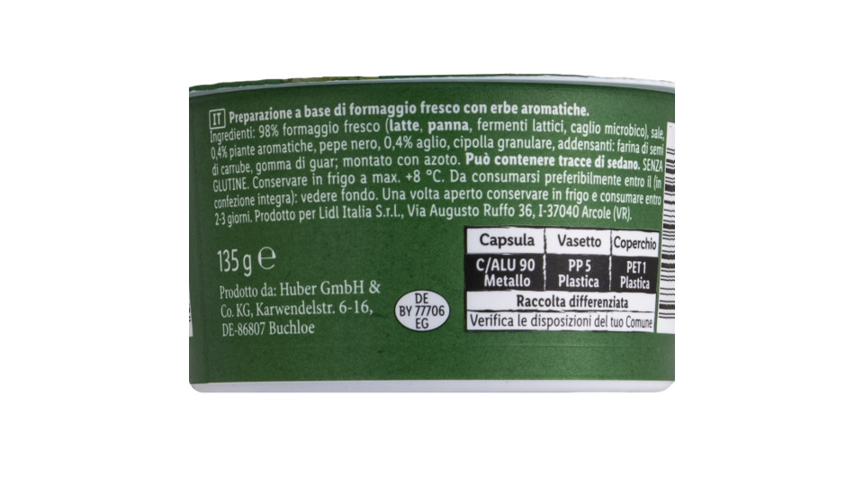 Mousse di Formaggio con Erbe Aromatiche