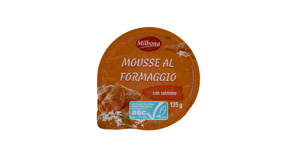 Mousse di Formaggio con Salmone