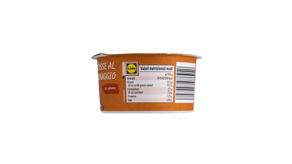 Mousse di Formaggio con Salmone