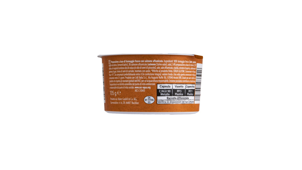 Mousse di Formaggio con Salmone