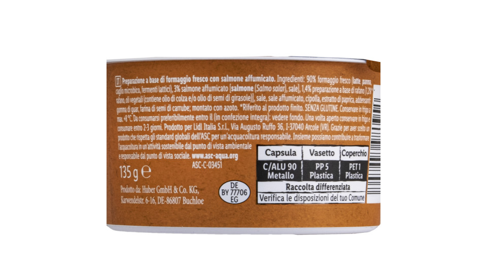 Mousse di Formaggio con Salmone