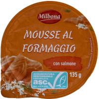 Mousse di Formaggio con Salmone