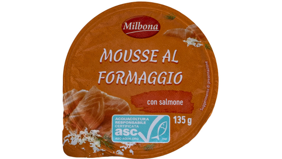 Mousse di Formaggio con Salmone