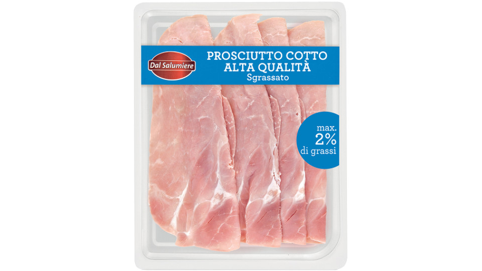 Prosciutto Cotto Max. 2% di Grassi