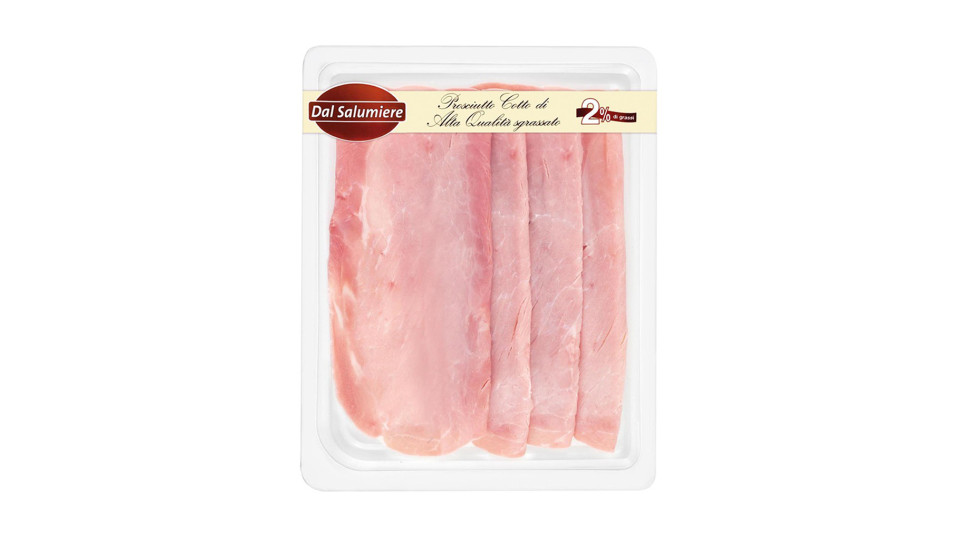 Prosciutto Cotto Max. 2% di Grassi