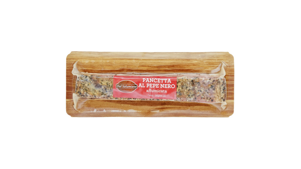 Pancetta al Pepe Nero Affumicata al Trancio