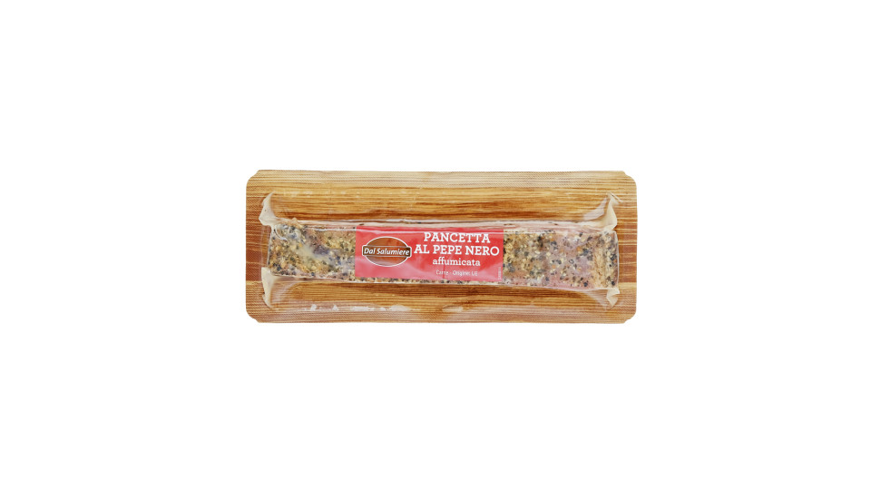 Pancetta al Pepe Nero Affumicata al Trancio