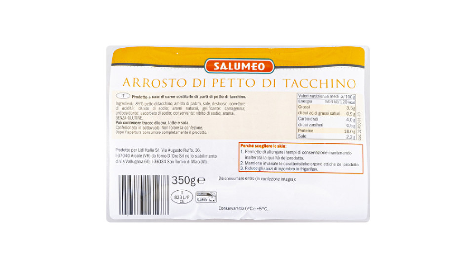 Arrosto di Petto di Tacchino al Trancio