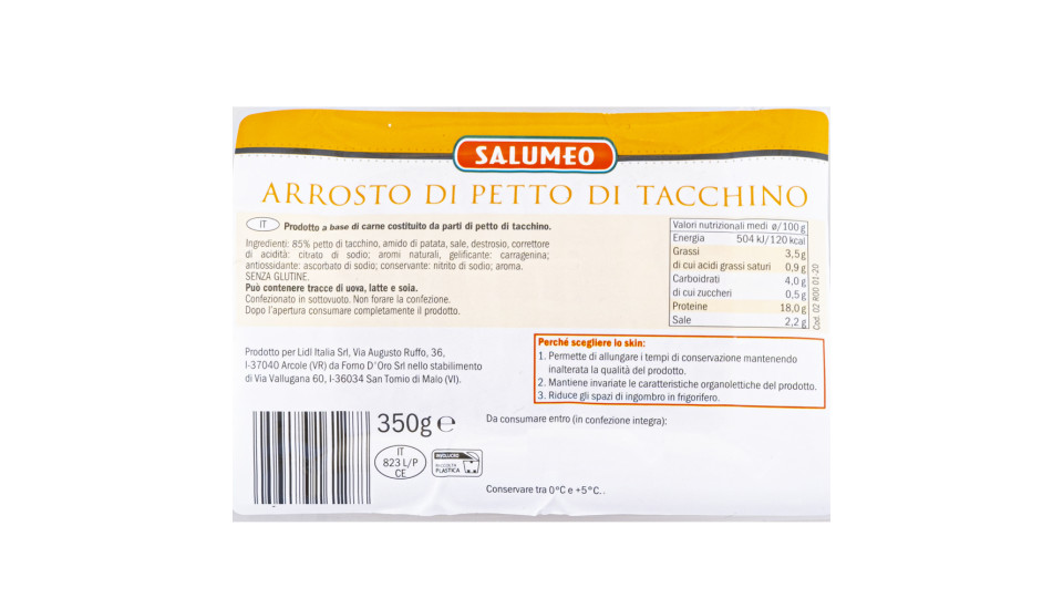 Arrosto di Petto di Tacchino al Trancio